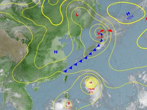 泰利颱風逼近臺灣   臺北市政府消防局呼籲：嚴加防範