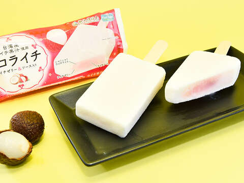 荔枝椰奶冰棒9月19日起將在日本全國的全家便利商店限定販售。