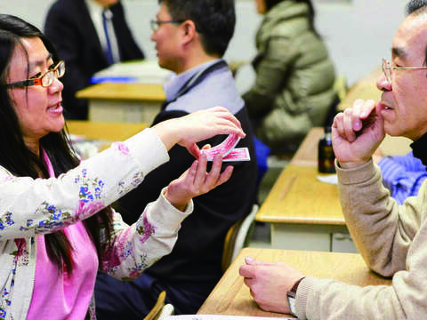 學習不倦,讓熟齡生活更快樂。(攝影/楊智仁)