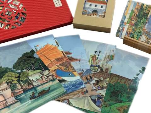講座當天舉辦有獎問答，獎品包含郭雪湖畫作周邊城市紀念品，如：南街殷賑肩背包、紀念文件夾、2018年精裝紀念桌曆