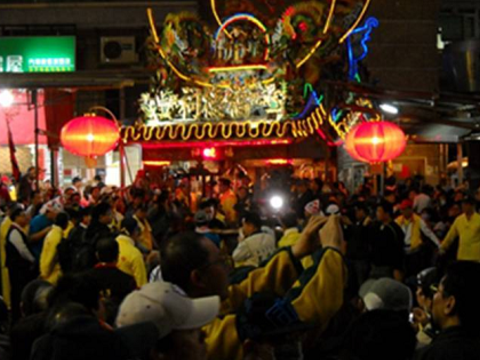 梘頭福德祠-夜弄土地公
