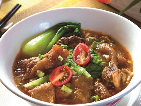 乾式熟成牛肉麵。（攝影／黃建彬）