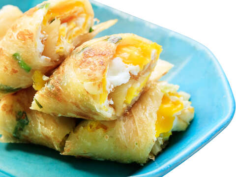 原味蛋餅也是劉怡里最愛的早點之一。（攝影／楊智仁）