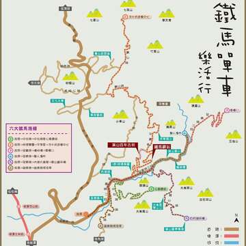 六大鐵馬路線圖