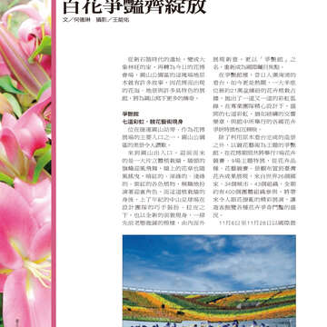 台北畫刊514期(99年11月)--花博專刊