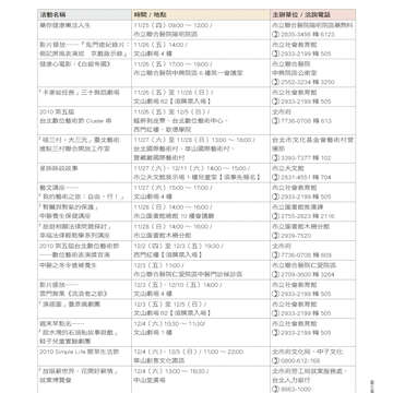 台北畫刊514期(99年11月)