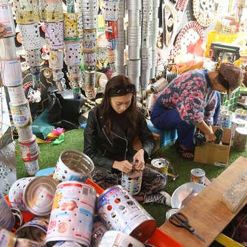 今年臺北燈節邀請200多位藝術家共同投入,精湛的藝術作品為燈節增添更多創意能量。(攝影/高讚賢)