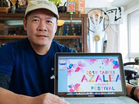 蕭青陽談臺北杜鵑花季 最愛媽媽做的長輩圖