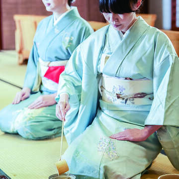 日式茶道講究細節步驟並注重個人修身靜心。（攝影／梁忠賢）