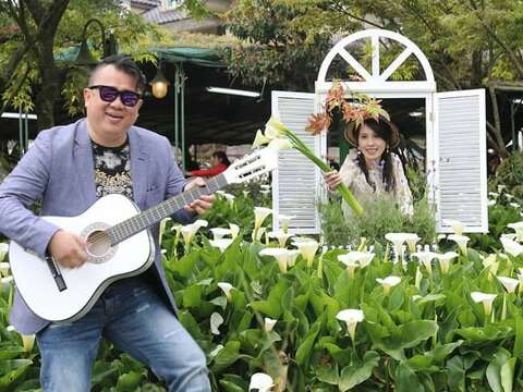 2018竹子湖海芋季幸福IG打卡點-「苗榜花園」。
