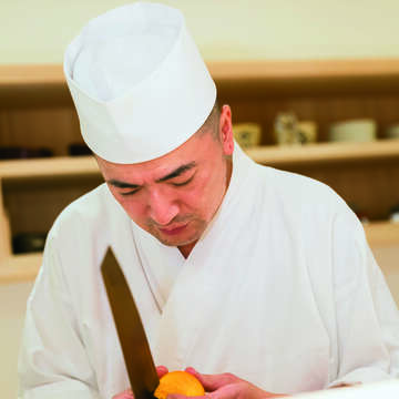 和知軍雄對做菜細節的追求近乎苛刻，讓人想起日本武士道精神。（攝影／馬景平）