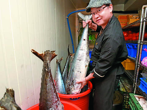 金蓬萊主廚陳博璿接掌餐廳時曾遇生死交關，是用生命做菜。（攝影／許維豪）
