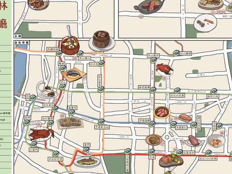 台北米其林餐廳地圖