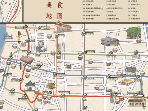 必比登美食地圖