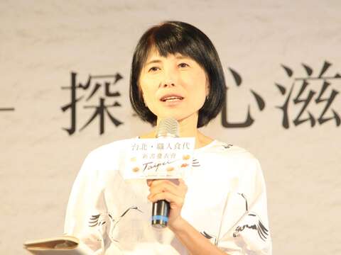 作家番紅花認為，台北美食多元精彩，是包容、大器的。.JPG