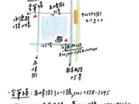 捷運中山巷弄小地圖