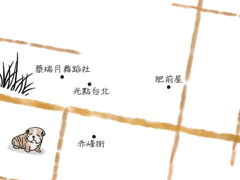中山北路周邊地圖