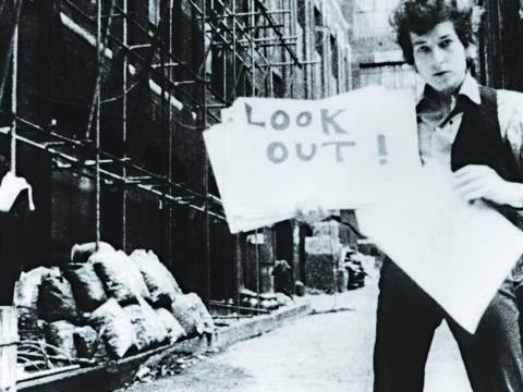 《別回頭》記錄巴布‧狄倫在1965年於英國巡迴演唱的點滴。（圖／光點台北提供）