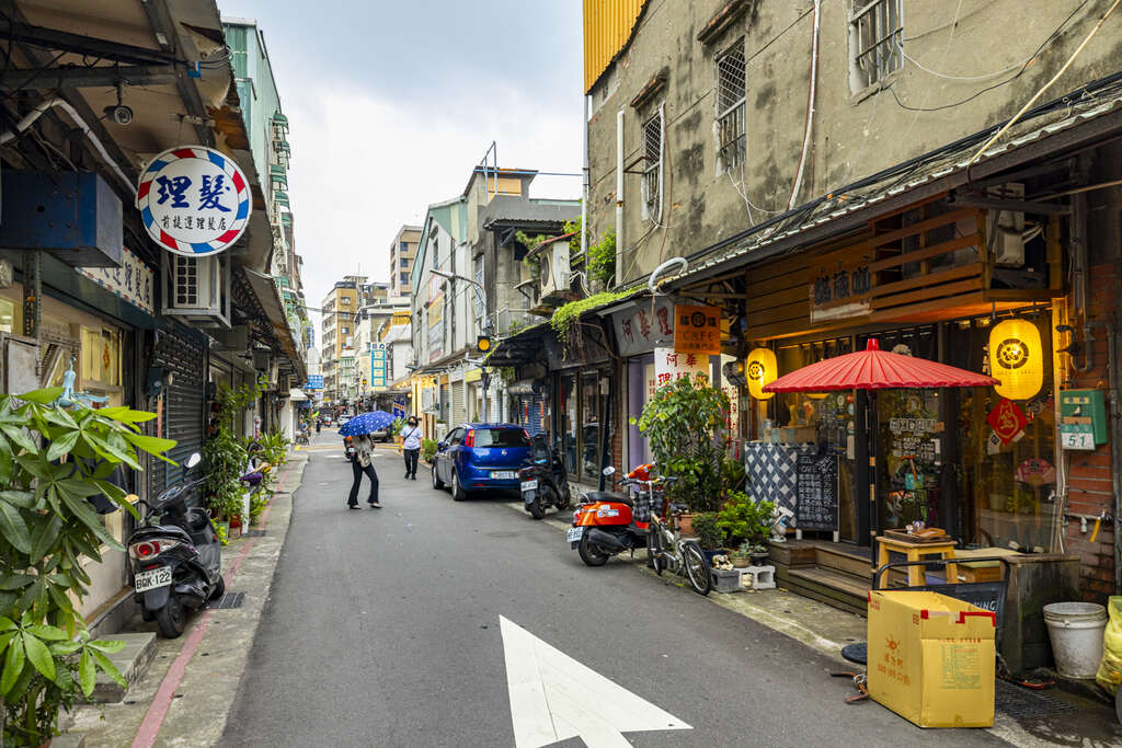 充滿懷舊風的街道(圖片來源：臺北市政府觀光傳播局)