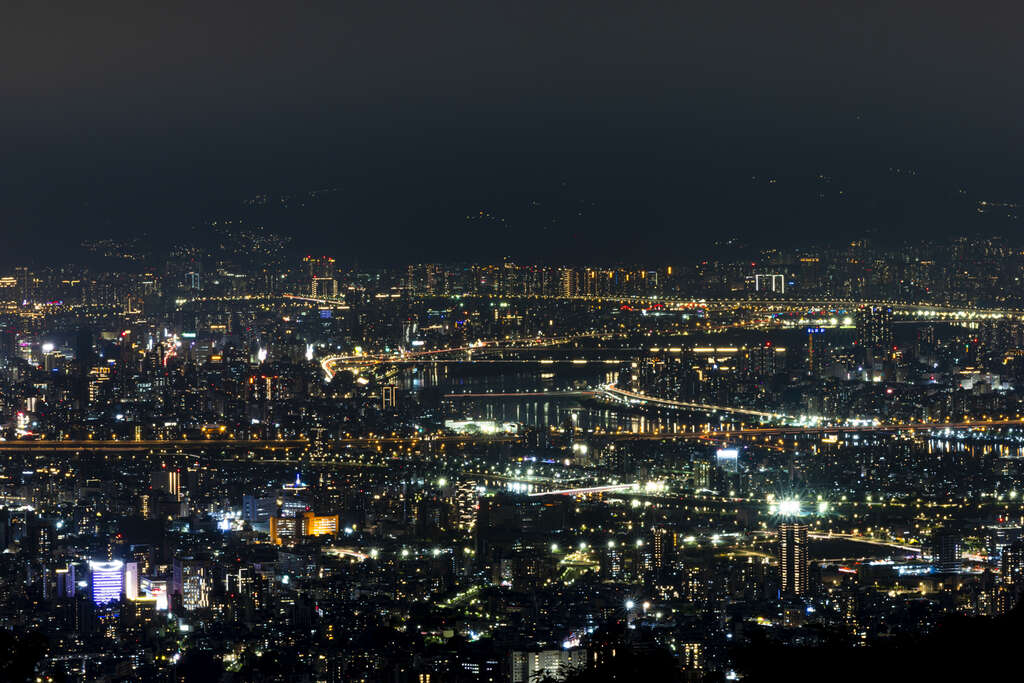 陽明山夜景(圖片來源：臺北市政府觀光傳播局)