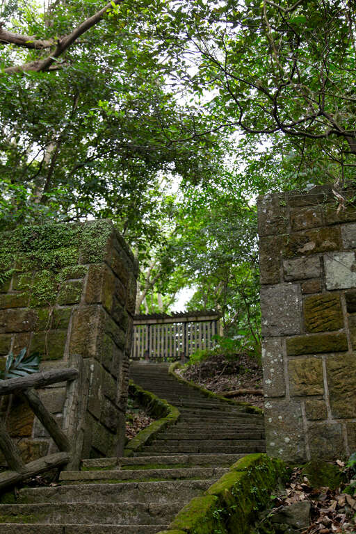 芝山文化生态绿园步道阶梯一景_摄影/许宜容