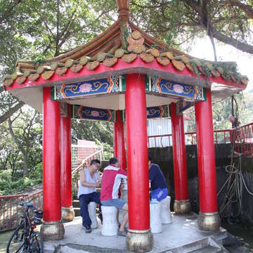 樟山寺涼亭一景_攝影/王能佑