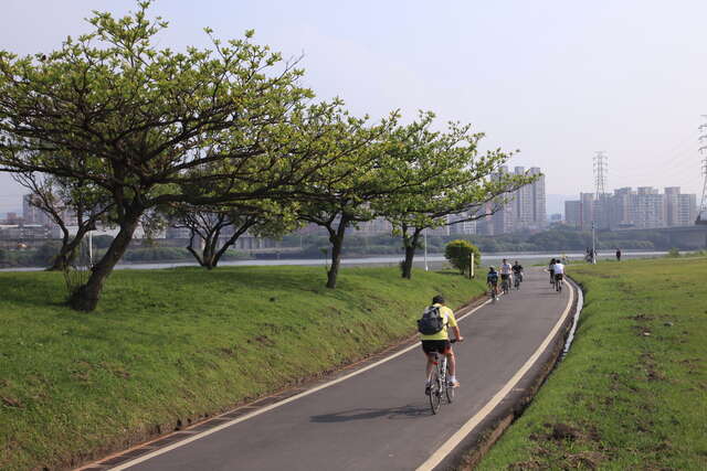 華中河濱公園自行車道一景_攝影/王能佑