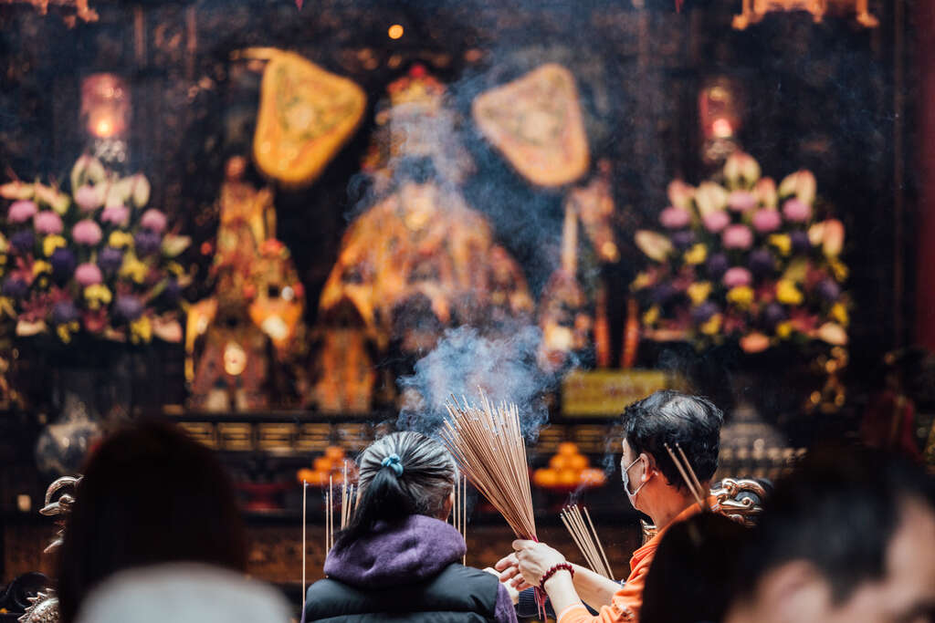 台湾民间信仰以庙宇为核心。（摄影－林冠良）