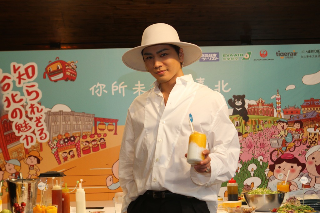 喜愛臺北的登坂廣臣邀請日本民眾到臺北旅遊