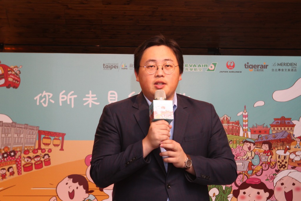 劉奕霆邀請日本知名藝人登坂廣臣擔任臺北市對日行銷觀光大使