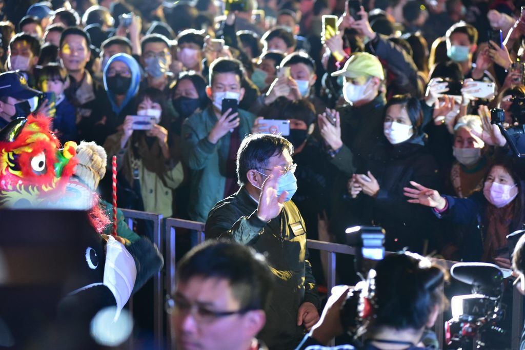 市長柯文哲臺北燈節大進場。.JPG