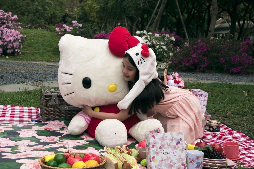 Hello Kitty參與2020台北杜鵑花季