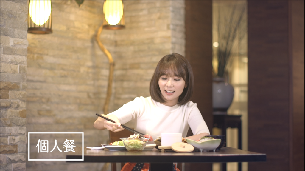 防疫宣傳大使陳明珠到旅店享用個人專屬套餐
