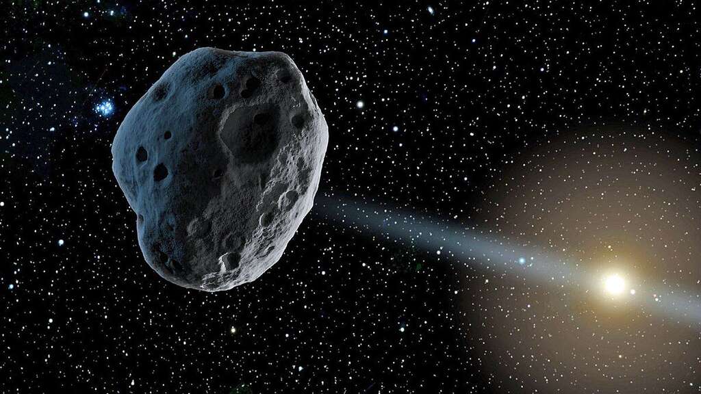 台北天文馆小行星示意图