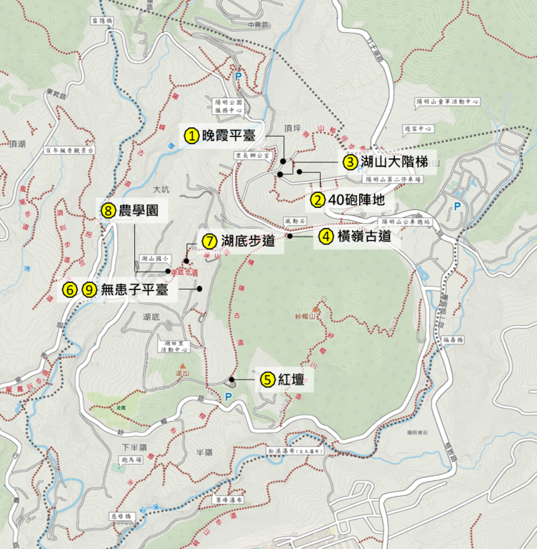 湖山社区地图