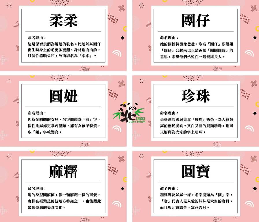 今天(8月17日)起進行第二階段網路票選活動, 快來幫圓仔妹挑個好名字！