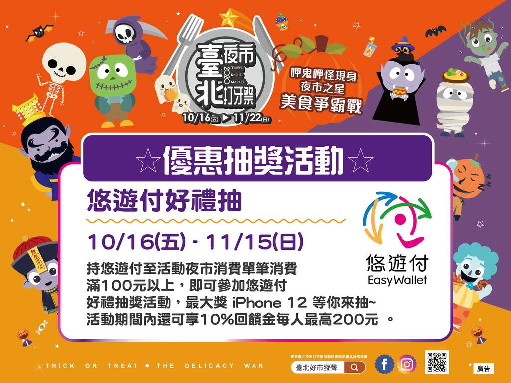 悠遊付好禮抽