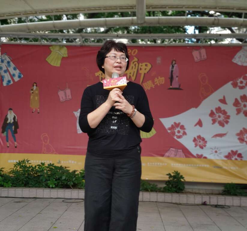 台北市商业处江美玲副处长祝活动圆满顺利