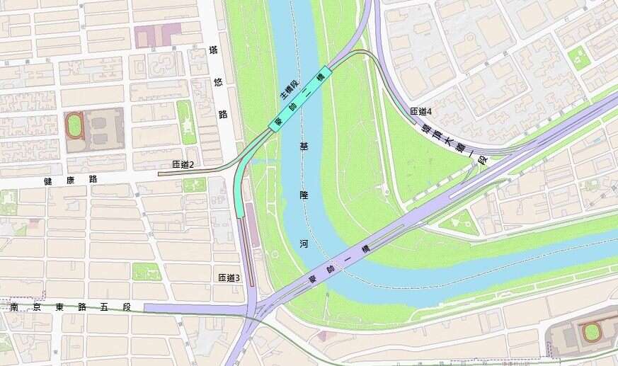 「麥帥二橋鋼構油漆防蝕塗裝改善工程」工程範圍