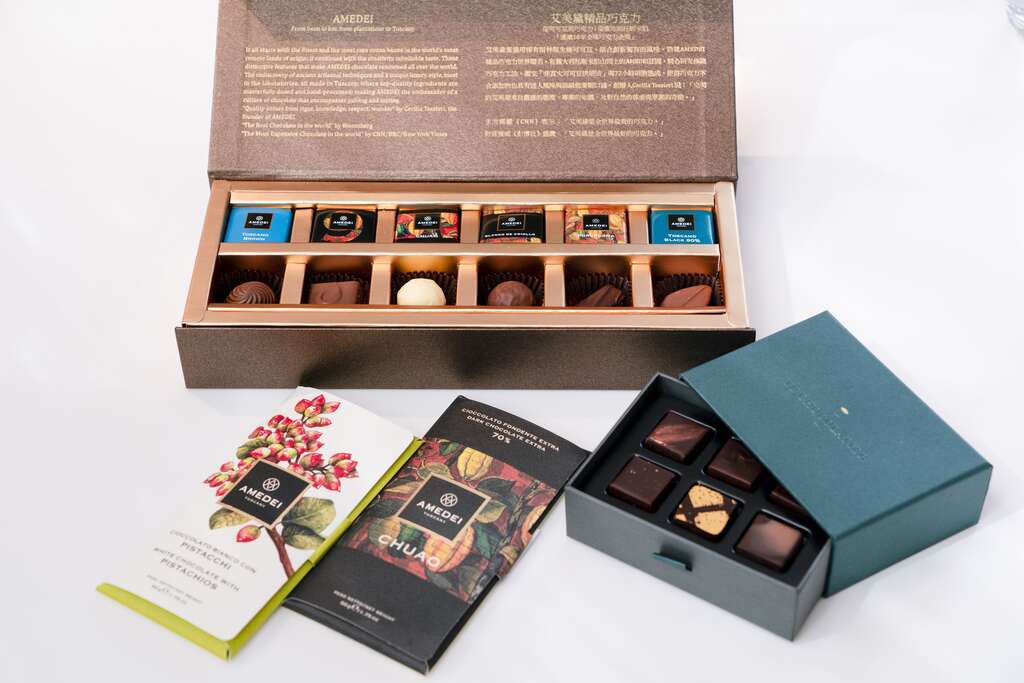 近年国内引进许多强调可可豆在地风味的巧克力产品， _提供巧克力爱好者更丰富多样的味蕾体验。（摄影／颜涵正）