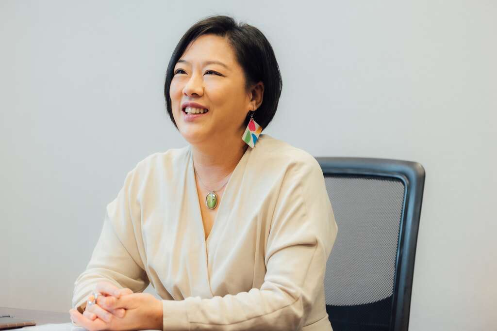 悠游卡股份有限公司董事长陈亭如提到，从金额小又繁琐的交通支付出发，到日趋增加的小额支付，「悠游付」有效地整合了台北人的消费模式。（摄影／林冠良）
