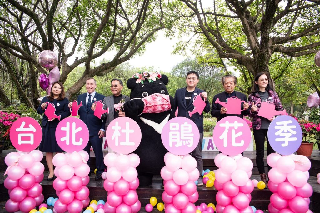 台北杜鹃花季将於3月14日白色情人节登场。