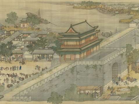 Painting Animation: Up the River During Qingming