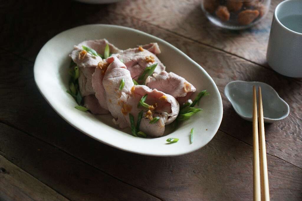 梅醬涮豬肉~1