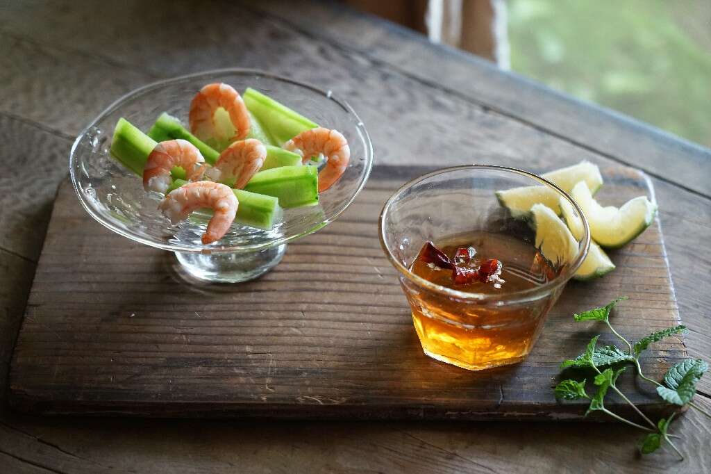 檸檬魚露絲瓜蝦仁~1