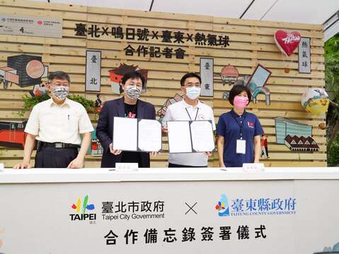 Đi chuyến tàu The Future du ngoạn Đài Bắc; ngồi Khinh khí cầu ngắm Đài Đông