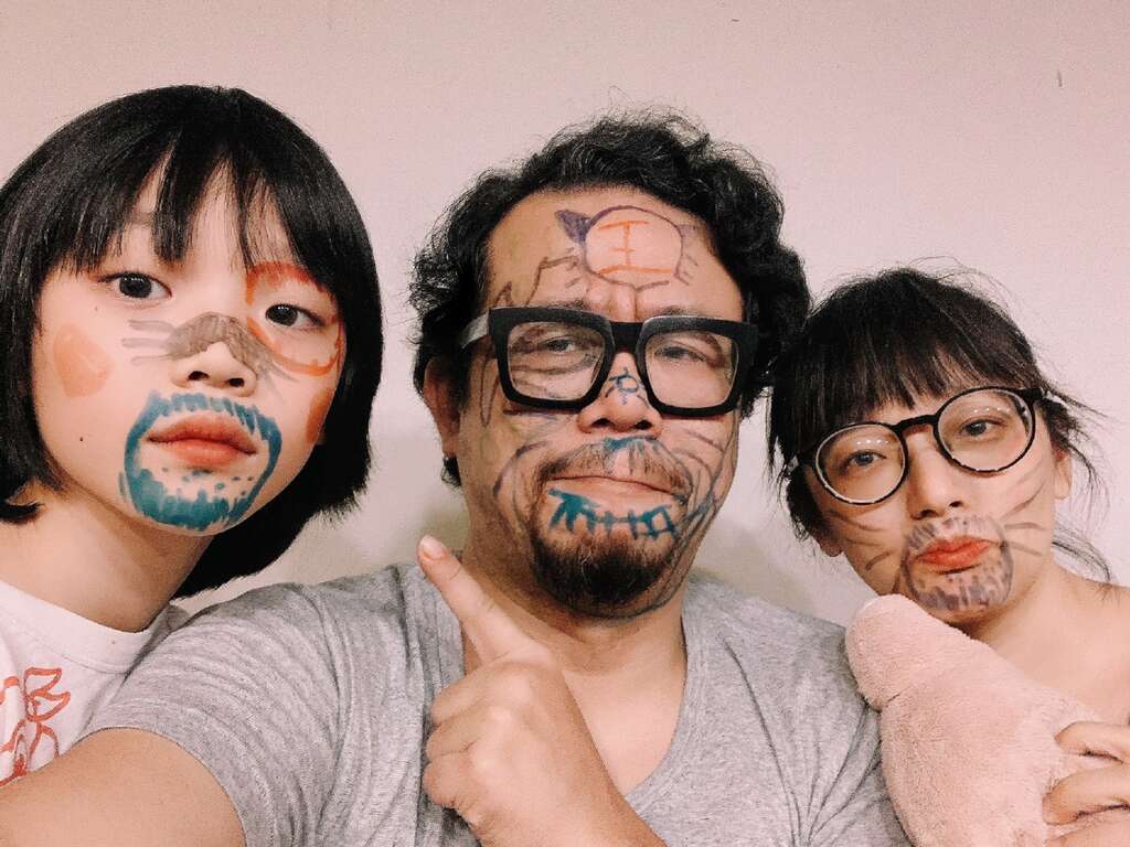 蘇仰志認為父親應陪著孩子一起玩，鼓勵孩子探索生活的可能性。（圖／蘇仰志）