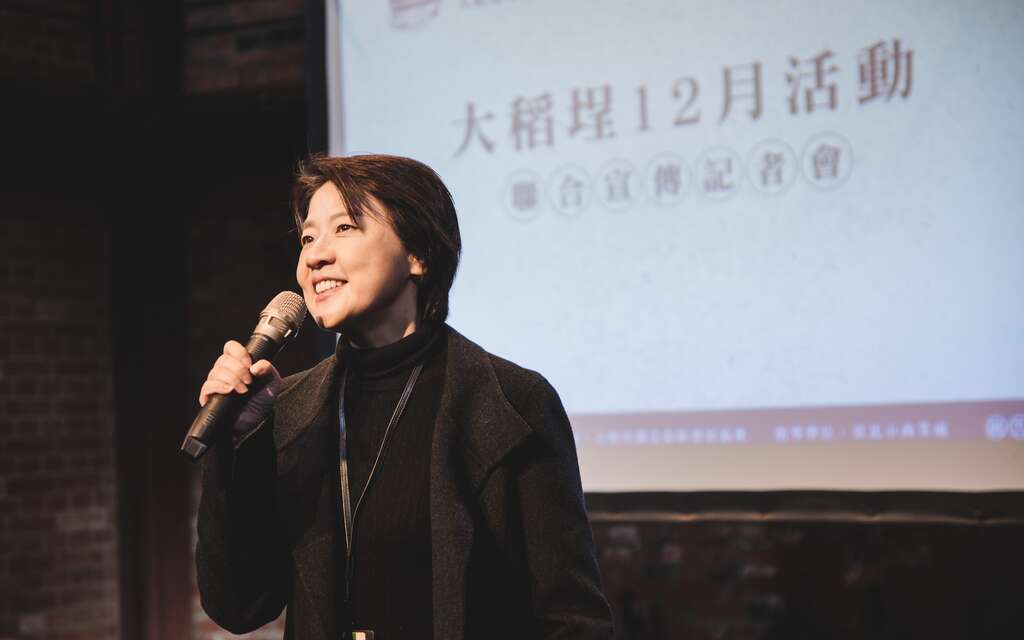 黄珊珊副市长出席记者会，对於商圈的振兴活动给予大力肯定
