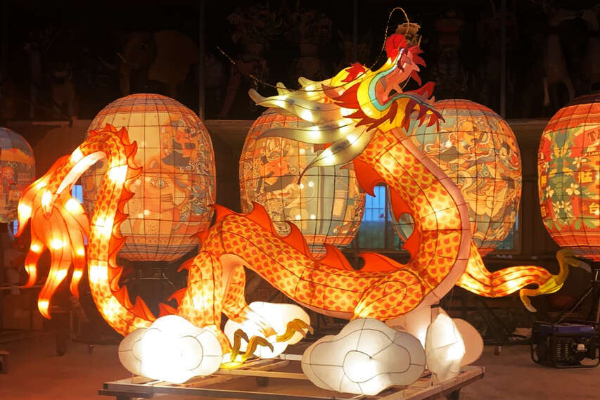艋舺祖师庙遶境花灯