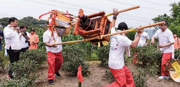 跟著「尪公」巡田園保佑平安